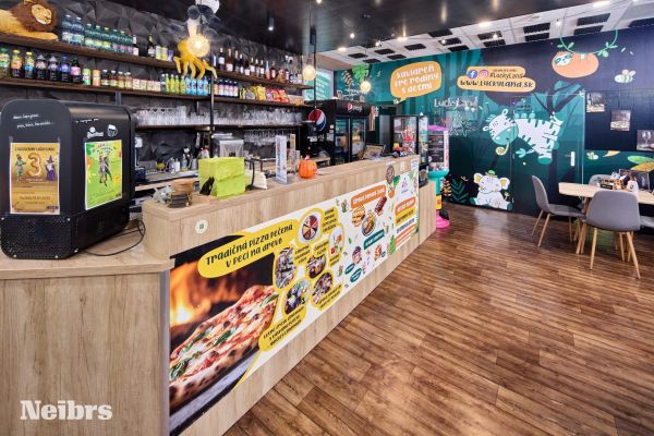 Odstúpenie zabehnutej gastro prevádzky – Pizzeria s reštauráciou a detským interiérovým ihriskom
