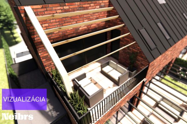 Projekt Záhradky, 3 izbové veľkometrážne byty s predzáhradkou alebo balkónom